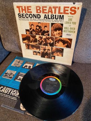 The Beatles Second Album 1964 Capitol Mono Lp T - 2080 Vg W/sleeve