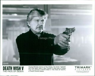 1993 Photo Actor Charles Bronson Death Wish V The Face Of Death Trimark 8x10