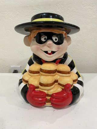 NWD VIntage “HAMBURGLAR” McDonalds Cookie Jar Treasure Craft PFALTZGRAFF. 2