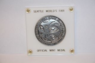 1962 Seattle World’s Fair Official Silver Medal