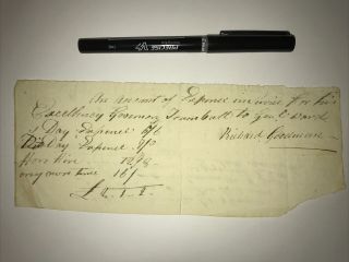 Samuel Huntington Signature Dated 1783 2