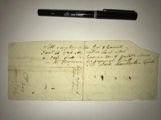 Samuel Huntington Signature Dated 1783 3