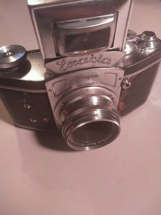 Vintage Exacta Jhagee Dresden Germany 35mm Camera Meyer - Optik Gorlitz Lens