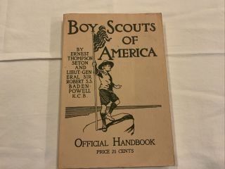 1910 Boy Scouts Handbook Softcover
