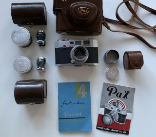 Vintage PaX M4 35mm rangefinder camera outfit 2