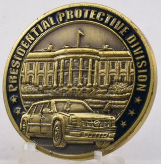 Vintage Secret Service Agent Challenge Coin Presidential Protective Division Ppd