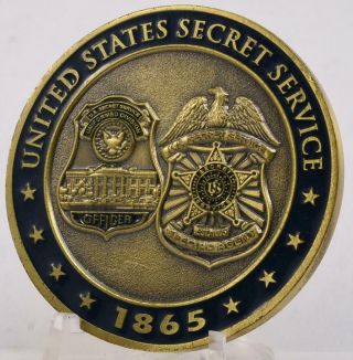 Vintage Secret Service Agent Challenge Coin Presidential Protective Division PPD 2