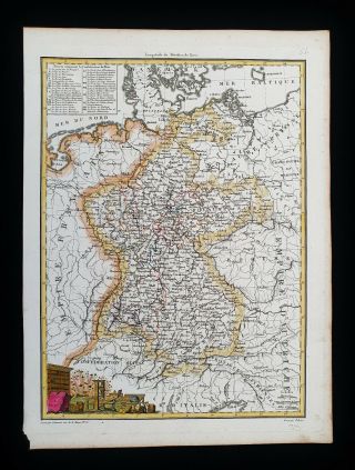1812 Lapie - Rare Map: Germany,  Deutschland,  Circle Of The Rhine,  Cologne,  Bonn