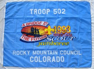 1993 National Jamboree Rocky Mountain Council Flag Boy Scouts Of America Bsa