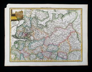 1812 Lapie - Rare Map: North Russia In Europe,  Latvia,  Lithuania,  Lapland,  Sapmi