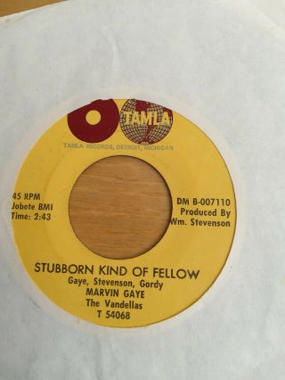 Tamla Motown Northern Soul R&b Mod Marvin Gaye Stubborn Kind Of Fellow