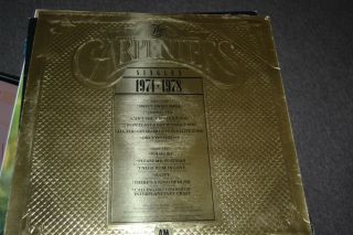 The Carpenters Singles 1974 - 1978 Lp A&m Records Amlt 19748