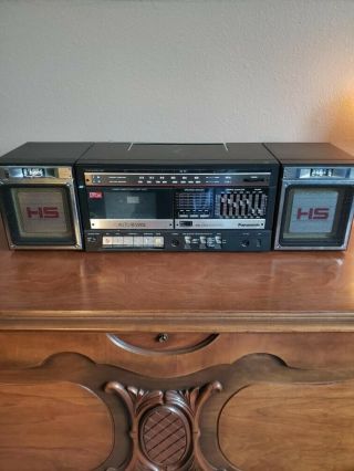 Rare 1986 Vtg Panasonic Rx - C53 Stereo Boombox