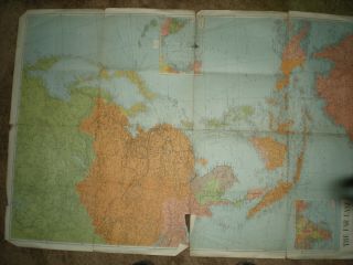 antique maps of the world FAR EAST WAR MAP 1942,  DATED EVENTS WAR MAP,  PLUS 2 2