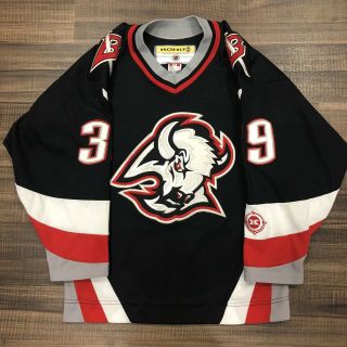 Koho Dominik Hasek Buffalo Sabres Goat Head Nhl Hockey Jersey Vintage Black S