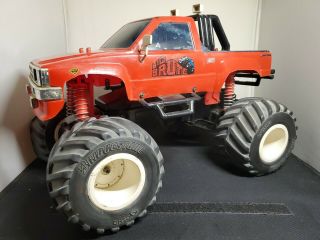 Vtg Kyosho Big Brute 1/10 Rc Truck 2wd W/ Vector Vt2r As - Is