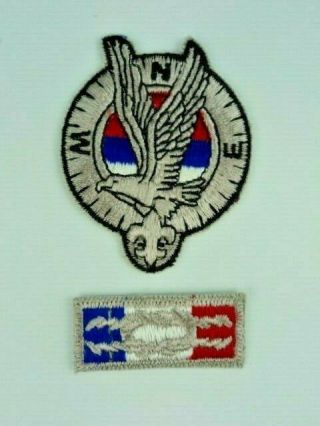 Vtg Boy Scouts Explorer Silver Award Knot And Patch Bsa 1950s