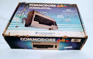 Vintage Commodore 64 Computer With Power Supply Please.