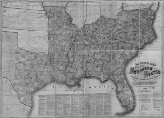 Us Confederate States 1862 Sc Map Horry Jasper Kershaw Lancaster Laurens County