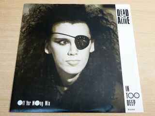 Ex/ex Dead Or Alive/in Too Deep/1985 Epic 12 " Single