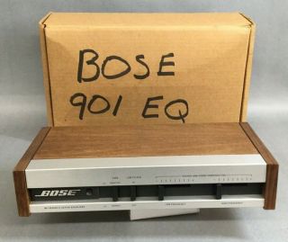Vintage Bose 901 Series Iv Active Equalizer Great Woodgrain