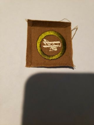 Aviation Square Merit Badge Type A 1920 - 1933 Boy Scouts of America BSA 2