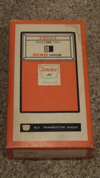Vintage Sinclair Oil Company Transister Radio Nos