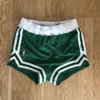Vintage 80s Sand - Knit Nba Boston Celtics Basketball Shorts Size 34