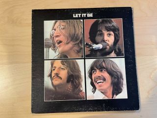 1970 The Beatles,  Let It Be,  Vinyl Record,  Ar 34001,  Vg
