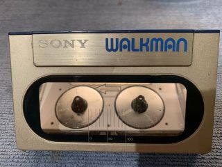 Vintage Sony Wm - 10 Walkman Personal Cassette Player (1983)