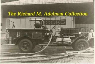 Fire Apparatus Photo 8x12 Fdny York City E70 1927 American Lafrance A1808