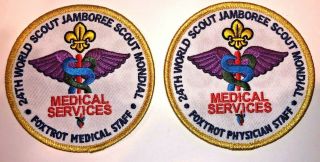 Special Gmy Foxtrot Medical Staff (ist) Badge Set 2019 24th World Scout Jamboree