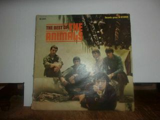The Best Of The Animals 1966 Vinyl Lp Mgm Records House Of The Rising Sun