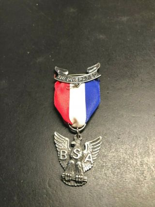 Bsa Eagle Scout Medal Stange Type 6a 1993 Issue Non - Sterling Bv21