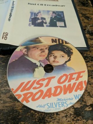 Just Off Broadway,  1942 (DVD) Black And White Lloyd Nolan,  Majory Weaver 2