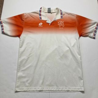 Netherlands Away Shirt 1996/97 Holland Vintage Football Jersey Lotto 90s Large