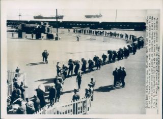 1946 Press Photo German Prisoner War Ship Uss Greeley Co Transport Military