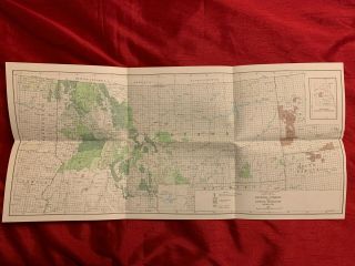 National Forests And National Grasslands Region 1 1966 22 1/2 X 10 1/2 Inches