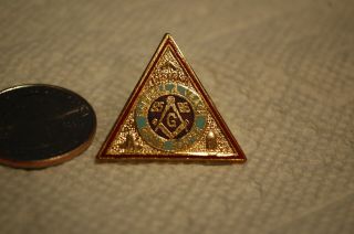 127 Indiana Freemason Grand Master Lodge Lapel Pin 1995/1996 Darrel A Veach