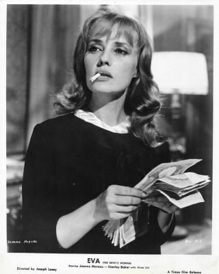 1962 Vintage Press Photograph - Jeanne Moreau - Eva (the Devil 