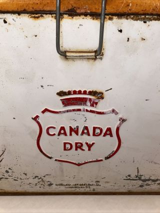 Vintage Canada Dry Picnic Cooler Progress Refrigeration Louisville KY 2