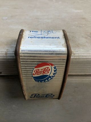 Rare Antique Vintage Pepsi Cola Cooler Aluminum Ice Chest Cooler