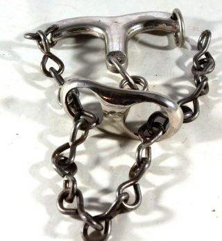 Antique Police Arrest Device Chain Nipper Come A Long Handcuffs Restraints Old