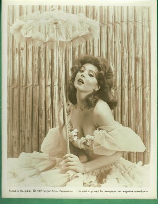 1959 Press Publicity Photo - Tina Louise In " Day Of The Outlaw " 8 " X10 "