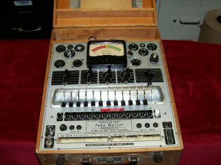 Vintage Precision " Tube Master " Series 10 - 12.  Tube Tester