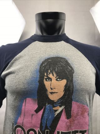 Vintage Joan Jett & The Blackhearts US Tour 1982 Concert T - Shirt Size L KG RR22 2