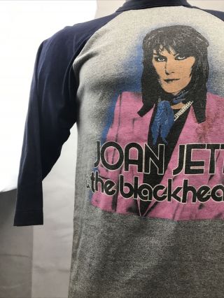 Vintage Joan Jett & The Blackhearts US Tour 1982 Concert T - Shirt Size L KG RR22 3
