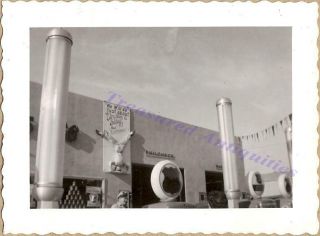 1940s Phillips 66 Oil Gas Service Station Man Standing On Head Ad Display Photo