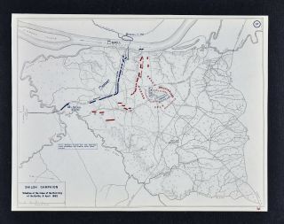 West Point Civil War Map - Battle Of Shiloh - April 6 - Pittsburgh Landing Grant