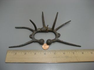 Vintage,  Metal CALF WEANER SPIKED NOSE RING 2